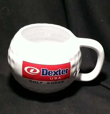 Dexter USA Golf Shoes GOLF BALL Shaped Golfer Coffee Mug  • $13