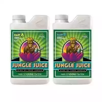 Jungle Juice Grow Part A 4-0-0 And Part B 2-2-6 1 Liter Of Each • $32