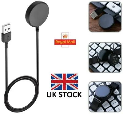Wireless Charger For Samsung Watch 6/5/4/3 Active 1/2 Classic 4/6 Magnetic Cable • £4.99