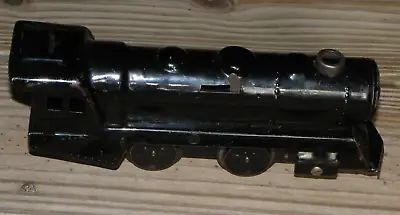 Vintage Marx Toys Windup Metal Train Locomotive-Black-O Gauge • $15