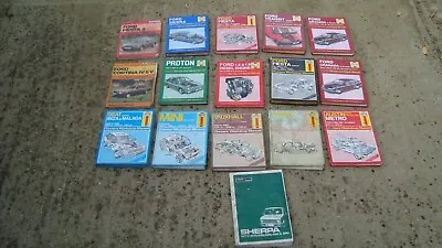 Haynes Car Service And Repair Manuals  16 Books Vintage Classics Used • £29.95