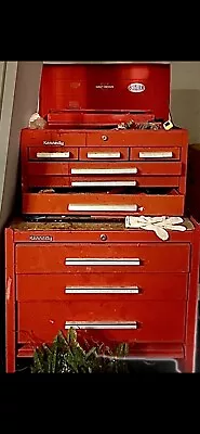 Kennedy 273 Rolling Tool Cabinet And Top Mounted 6-drawer Tool Box • $460