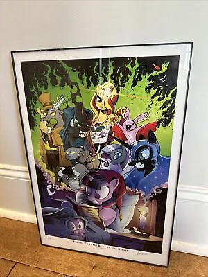 RARE 2015 My Little Pony Signed Andy Print Villains FRAMED Art #64/100 SDCC EXCL • $99.99