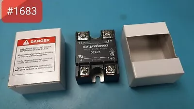 ( 1 PC ) Crydom D2425 Photo Isolated Solid State Relay 240 VAC 3-32 VDC ( LOT=1) • $15