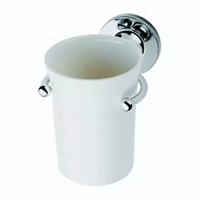 £25.55 • Buy Edwardian Single Ceramic Tumbler And Holder LE12B CP