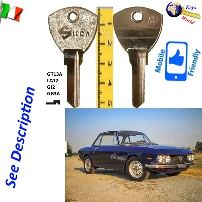Key Blank GT13A Antiquity Lancia Maserati • $16.21