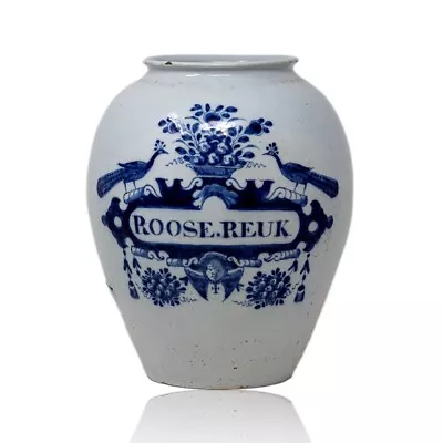 Dutch Delft Drug Jar | 18th Century • $1788.07