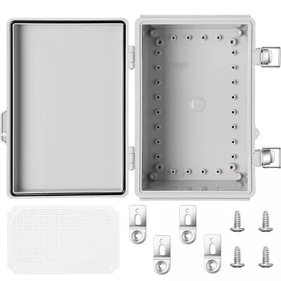 Electrical Junction Box 10.2 X 6.3 X3.9  Waterproof Plastic Project Enclosure US • $46.99