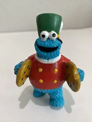 Sesame Street Marching Band Cookie Monster Cymbals 3.5  Applause PVC Figure Toy • $7.96