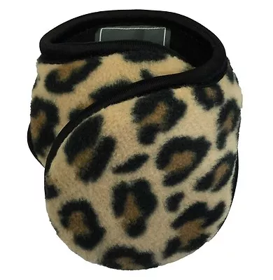 Degrees By 180s Womens Fleece Cheetah Print Winter Ear Warmers Muffs NEW! • $15.99