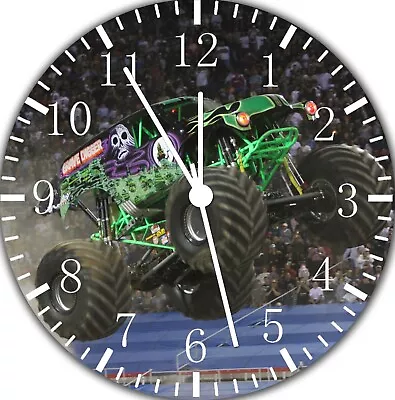 Monster Jam Truck Wall Clock E128 Personalized Option With Adding Name • $22