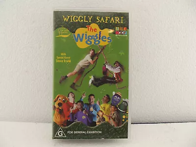 The Wiggles Wiggly Safari Steve Irwin VHS ABC Video 2002 • $9.99