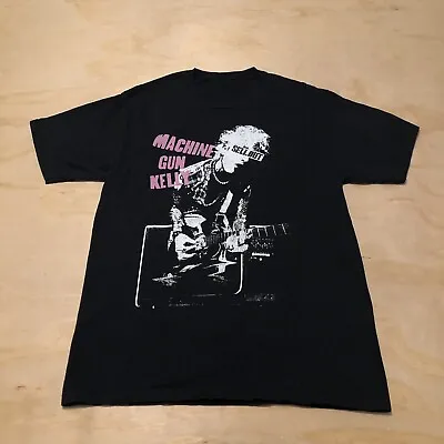 J425 MGK Machine Gun Kelly Tour Mainstream Sellout 2022 T Shirt Black Small • $12