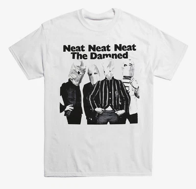 $20.89 • Buy Rare The Damned Neat Neat Neat White Gift Men All Size S To 5XL T- Shirt TM348