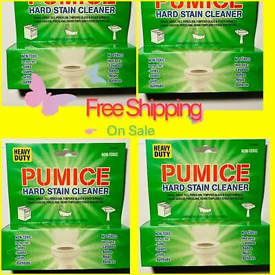  4 X Pumice Heavy Duty Hard Stain Remover Cleaner Without Handle Non Toxic Stone • $8.99