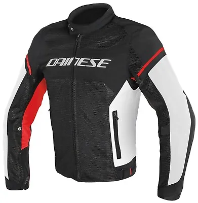 Dainese Air Frame D1 Men's Motorcycle Jacket Summer Jacket Black White Red • $134.33