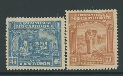 Port. Mozambique Co. Mint #162-63 Og Lh Clean Sound & Centered • $5.95