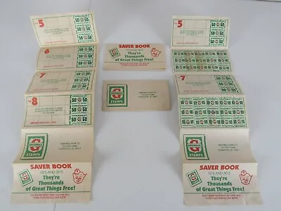 Vintage Lot Of 4 Greenbax Stamp Books W/Stamps Piggly Wiggly Grocery Store • $12.50