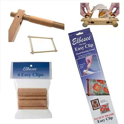 Elbesee Easy Clip Hand Rotating Frame - Embroidery & Tapestry - Various Sizes • £15.48