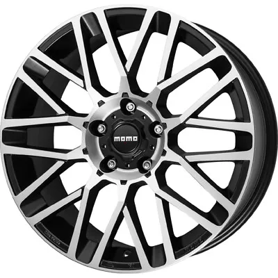 Alloy Wheels 18  Momo Revenge Evo Black Polished Face For Honda Ridgeline 05-14 • $1056.62