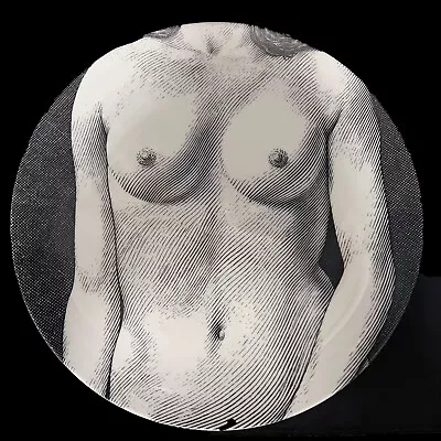 Piero Fornasetti Themes & Variation Erotic Plate Breasts • $275