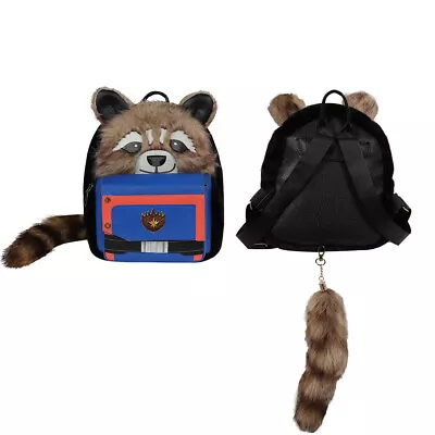 Guardians Of The Galaxy Rocket Raccoon Cosplay Shoulder Bag Backpack School Bag • $39.17