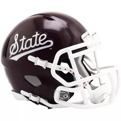 Mississippi State Bulldogs Script Riddell Revolution SPEED Mini Football Helmet • $36.49