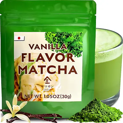 Japanese Vanilla Matcha Green Tea Powder Ceremonial And Café Grade30gYAMASAN • $22.90