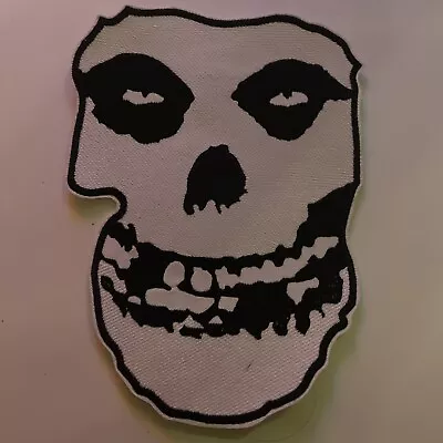 Misfits Crimson Skull Logo Oversized Back Patch: New Embroidered Sew On • $23.90