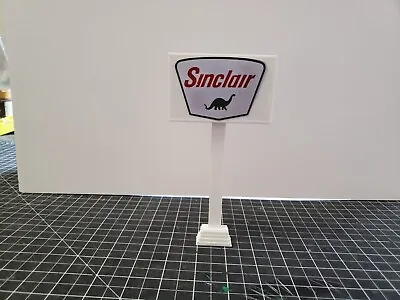 1:24 / 1:25 Scale Diorama SINCLAIR Gas Station Sign #1 • $14.36