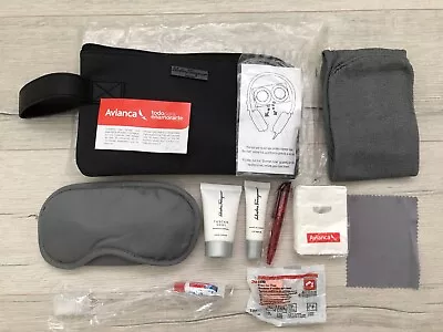 £10 • Buy Salvatore Ferragamo Avianca Airline Business Class Amenity Kit Bag Brand New (P)