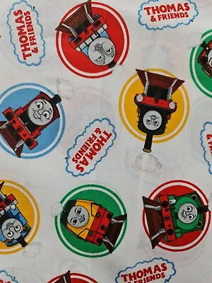 £12.99 • Buy Thomas The Tank Engine Cotton Fabric 100% Cotton Sold By Meter