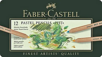 Pastels Pencils FABER CASTELL 12 24 36 60 Color Metal Box 4 VARIATION  • $25