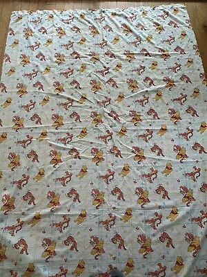 Vintage Disney Winnie The Pooh Tigger Flat Bed Sheet • $25
