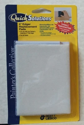 $6.89 • Buy New Quick Solutions Edger Replacement Pads 2pc, For All Paints, FREE SHIPPING