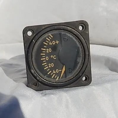 Grumman S-2F Tracker ASW Carrier Aircraft Temperature Indicator Gauge Instrument • $75.79