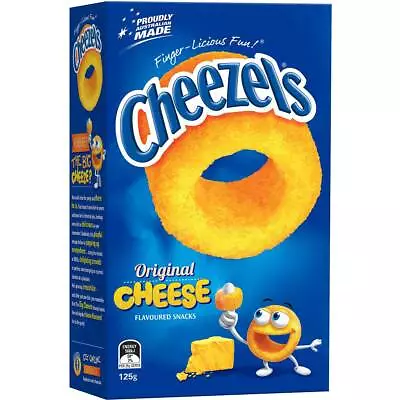 Cheezels Australian Made Finger Licious Original Cheese Flavoured Snack 125g Box • $15.59