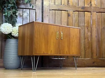 Vintage G Plan Fresco Cabinet  Mid Century Teak Storage Cupboard Low Sideboard • £275