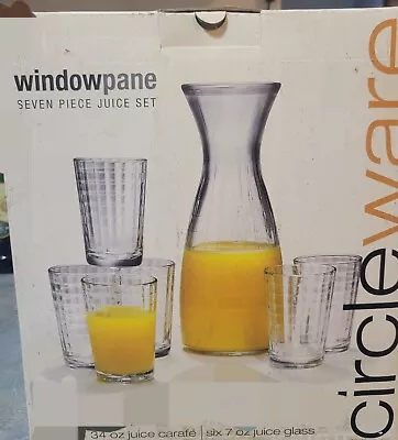 Windowpane 7pc Pitcher Set • $15