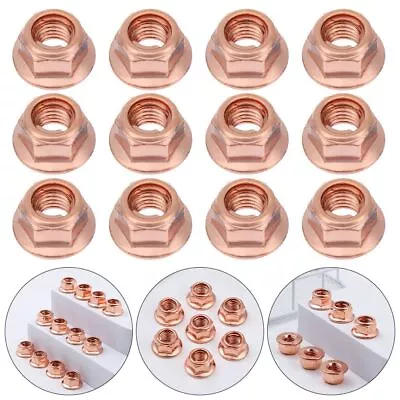 £4.54 • Buy Quality Flashed Exhaust Manifold Copper M8 Nut 8mm Nuts High Temperature Nuts