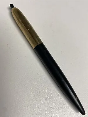 PAPER MATE Pen Ballpoint Vintage Gold Trim & Black Barrel Double-Heart USA Made • $9.99