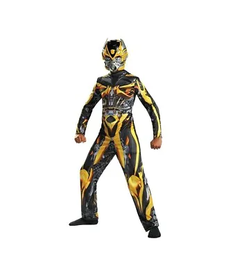 $34.99 • Buy Transformers Bumblebee Classic Large 10-12 Jumpsuit & Mask-Child Costume-New!