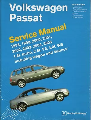 1998-2005 Volkswagen Passat Wagon 4motion Repair Service Manual 2 Volumes VP05 • $189.90