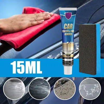 $5.49 • Buy Car Scratch Clean Remover Polishing Wax Anti Scratch Repair + Sponge Accessories