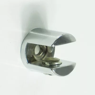 Shelf Bracket Fixings For 8-10mm Glass Wood Acrylic Shelves Stainless Steel Fixi • £4.49