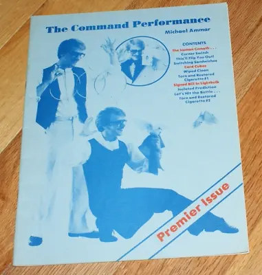 COMMAND PERFORMANCE Premier Issue (Michael Ammar 1980 1st Ed)--TMGS Book-MANIA • $16.14