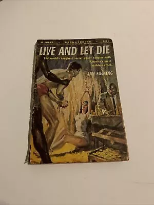 Vintage Live And Let Die Paperback 1956 Perms Books • $29.99