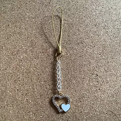 Handmade Pretty Heart Mobile  Phone Charm/pencil Case / Bag Charm 🎁 • £3.20