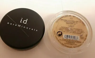 100% Genuine I.d. BareMinerals Mineral SPF 15 Foundation 2G In Light • £8.99