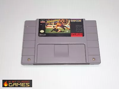 AUTHENTIC! Capcom Soccer Shootout  -  GAME ONLY - SUPER NINTENDO SNES 415a • $0.99